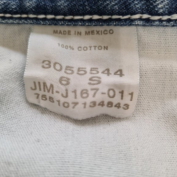 Lee Medium Wash Straight Leg Jeans, 6S - Picture 4 of 5